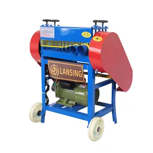 Lansing Cable Peeling Automatic Flat Wire Scrap Cable Wire Stripper Machine Waste Copper Wire Cutting And Stripping Machine