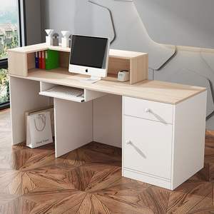 Mobili da ufficio di lusso bancone bancone bancone ufficio Reception piccola scrivania di bellezza a forma di L - Product Image 3