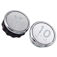ELEVORO A-22 Contrôleur de boutons d'appel et de porte d'ascenseur en acier contemporain, garantie 1 an pour hôtels et immeubles de bureaux