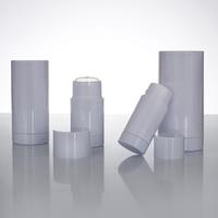 Bâton de barre de lotion rond vide de 15 30 50 75ml, rechargeable AS, baume à lèvres en plastique, bâton de déodorant torsadé, tube, conteneurs, bouteille