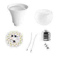 Ampoule LED Dimmable SKD en Gros 5W 7W 9W 12W B22 E27 AC 85-265V Matériau Aluminium 6500K pour Entrepôt et Maison avec Puce LED