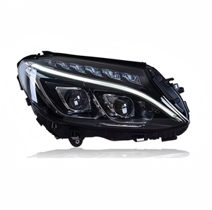 Mercedes-Benz W205 Classe C C180 C260 C200 2015-2019 12V Nouveaux phares LED pour rénovation/mise à niveau - Product Image 4