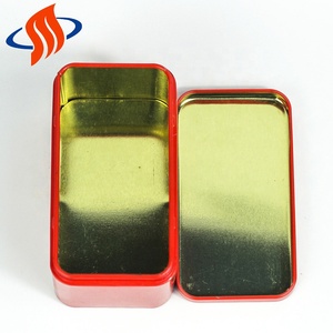 Matchstick tin Viện trợ đầu tiên <span class=keywords><strong>Tiny</strong></span> cupcake tin miễn phí vận chuyển nhỏ 50g trà kim loại màu đỏ tins container hộp cho món quà - Product Image 2