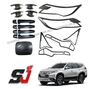 Best Quality Car Other Exterior Accessories Chrome Matte Black Door Handle Cover for Pajero Sport Montero Sport Accessories