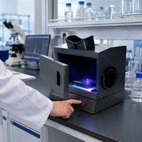 UV Analysis Cabinet Dark Box Viewer with Camera for TLC Plate Gel Observation Laboratory Testing Equipment