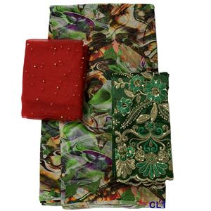 Nouveautés Lisami en solde : Style 2 yards de filet + 2 yards + 3,5 yards de coton <span class=keywords><strong>suisse</strong></span> doux et léger, voile de rayonne doux, dentelle en coton - Product Image 1