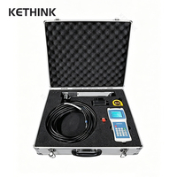 Medidor de Corriente Ultrasónico Doppler Portátil KT-LS6+, Medidor de Flujo Portátil para Medir la Velocidad de la Corriente de Agua en Ríos, con Maletín