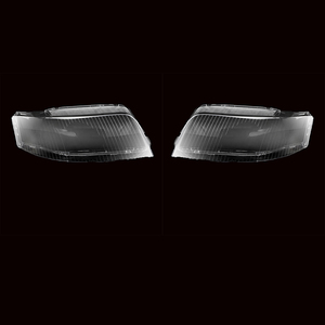 Fari anteriori in vetro copertura fari calotta paralumi trasparenti lampada guscio maschere lente per <span class=keywords><strong>Audi</strong></span> <span class=keywords><strong>A6</strong></span> C5 2003 <span class=keywords><strong>2004</strong></span> 2005 - Product Image 5