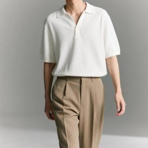 Chemises personnalisées imprimées numériquement en tricot 100% coton pour hommes, coupe oversize, patchwork, couleurs unisexes, couple, été, manches courtes - Product Image 2