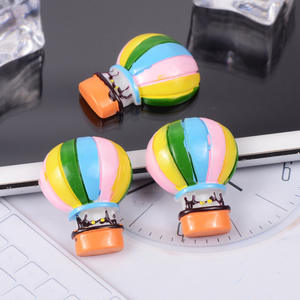 <span class=keywords><strong>Mongolfiera</strong></span> a schiena piatta in resina Cabochon Filler melma fai da te per cellulare clip portachiavi decorazioni per bambini in resina artigianale - Product Image 3