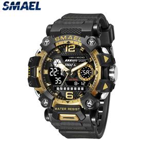 Montres SMAEL 8072 pour hommes, montres numériques à LED, analogiques, de marque haut de gamme, montres à quartz de luxe pour hommes, étanches, résistantes aux chocs, Reloj Digital - Product Image 4