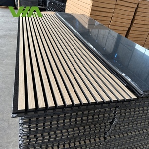 Panneaux acoustiques insonorisants professionnels en placage <span class=keywords><strong>de</strong></span> chêne, MDF, avec support en <span class=keywords><strong>feutre</strong></span> PET, pour théâtre - Product Image 1