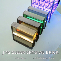 Blocs de construction en verre massif couleur naturelle 50*100*200mm modernes pour mur-rideau et salle de sport