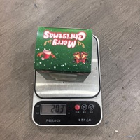 Calendrier de l'Avent de Noël : Jouet sensoriel anti-stress Kawaii en mousse PU souple à remontée lente, Père Noël
