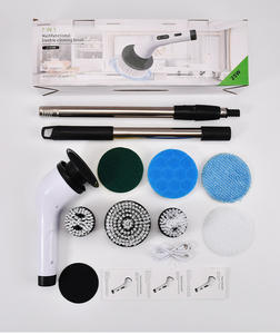 Brosse de nettoyage électrique multifonctionnelle pour salle de bain, brosse rotative électrique, brosse de nettoyage domestique 7 en 1 et 9 en 1 - Product Image 6