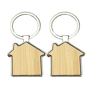 Fabricant de porte-clés en bois et métal avec logo personnalisé Porte-clés en bois gravé OEM - Product Image 2
