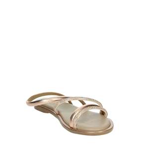 Sandali piatti da donna Porronet 7010 color rame metallizzato con cinturini, scarpe estive - Product Image 5