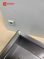 Boîte de distribution verrouillable en acier inoxydable, indice de protection IP65, boîte murale étanche pour la sécurité du câblage industriel et commercial