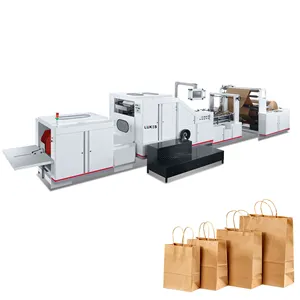 LKS-B330 Biodegradable Recycled Bread Kraft Food Paper Bags Automatic Making Machine