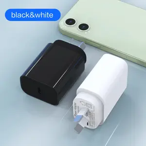 2024 Neuester Großhandel PD3.0 20 W USB C-Ladegerät Adapter PD 20 W Schnellladegerät für Zuhause 5 V 3 A Wandladegerät mit AU-Stecker