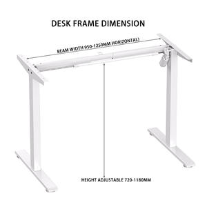 Escritorio Ergonómico de Altura Ajustable NBHY con Motor Único, Estructura Metálica y Superficie de Madera - Muebles de Oficina Modernos - Product Image 5