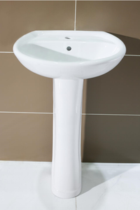 Lavabo en céramique et piédestal de toilette Inodoros deux pièces <span class=keywords><strong>Eco</strong></span> Siphonic Conjunto Sanitarios - Product Image 5