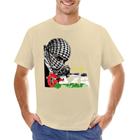 Fitspi Palestine T-shirt à manches courtes T-shirt haut d'été hommes à manches longues t-shirts personnalisé en gros