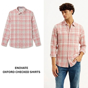 Camisa Oxford a Cuadros de Algodón para Hombre, Corte Slim Fit, Informal y Formal, Manga Larga, Calidad de Exportación, Proveedor Mayorista - Product Image 3