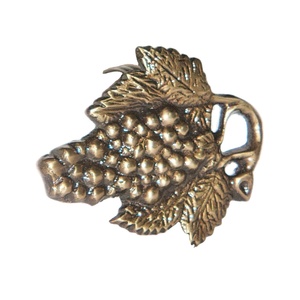 Porte-serviettes en laiton gaufré or antique classique et élégant pour mariage, fêtes et repas - Product Image 2