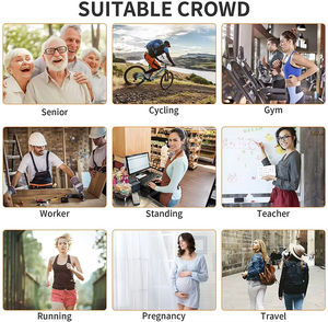 Chaussettes de compression en gros, qualité médicale, pour œdème, grossesse, varicocèle, chaussettes à bout ouvert, hommes, femmes, chaussettes élastiques mi-longues - Product Image 5