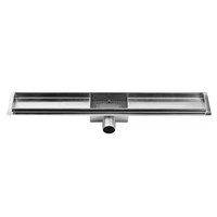 Douche personnalisée en gros Acier inoxydable 304 Canal de salle de bain Rectangle Drain de sol