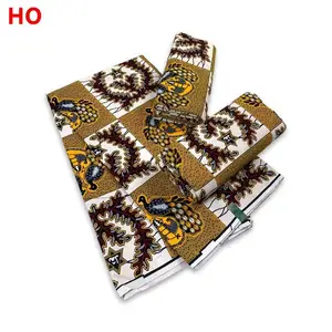 new design 100% cotton best quality holland wax print fabric african real wax design for shoes and bag material