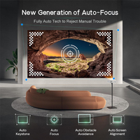 Proyector 4K 2025 en Oferta, 700 Lúmenes, 300 Pulgadas, 1920*1080P, Android 12, BT5.0, WiFi 6, Proyector Portátil para el Hogar GTV 4K