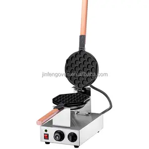 Stainless steel hong kong automatic egg wafle machine electric bubble egg waffle maker machine for wholesale