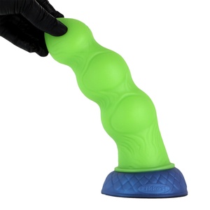 Textured Fantasy <b>Dildo</b> with Unique Scale Design Flexible Body Safe Silicone Penis Adult Toy for Woman Wholesale Discreet - Product Image 4