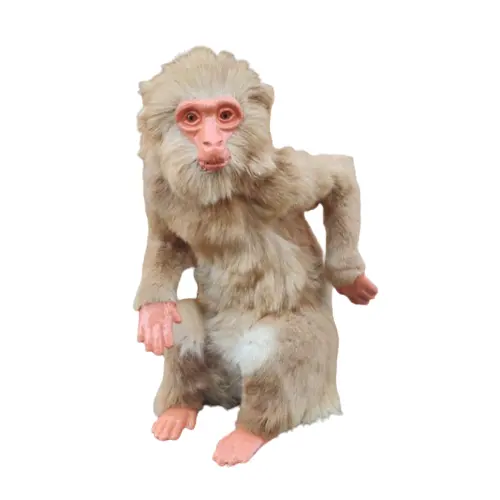 סימולציה קוף דגם פרווה בעלי החיים אמנות קוף קישוטי אבזרי צילום יער פרא קוף