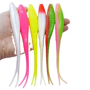 17cm 15,5G TPR cebo de plástico blando en forma de Y tenedor cola lubina pesca Texas Rig señuelo Artificial - Product Image 6