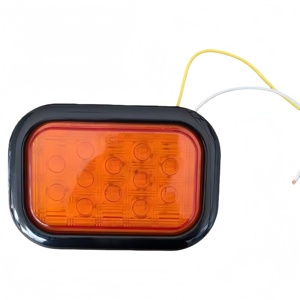 Pièces de système d'éclairage de camion de haute qualité, feux arrière LED rouges, jaunes et blancs universels pour camions et remorques - Product Image 3