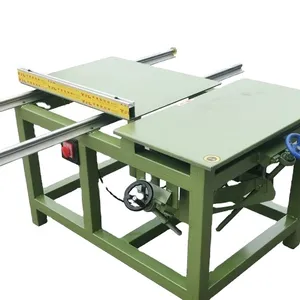 Çin mini katlanır ağaç İşleme ahşap kesme makinası testere taşınabilir tek fazlı ahşap motorlu testereler dolap sürgülü masa testere 1-