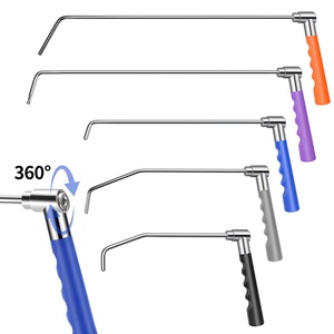 เครื่องมือ<span class=keywords><strong>ซ่อม</strong></span>ตัวถัง<span class=keywords><strong>รถ</strong></span>ยนต์ Super PDR คันงัดแบบตะขอ 360 องศา °   เครื่องมือดึงตัวถังรถยนต์แบบหมุนปรับได้ สำหรับร้าน<span class=keywords><strong>ซ่อม</strong></span>ตัวถัง<span class=keywords><strong>รถ</strong></span>ยนต์ - Product Image 1