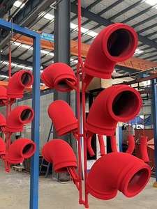 ท่อปั๊มคอนกรีตแบบโค้งสองชั้นสำหรับ Zoomlion Sany - ปรับแต่งสเปคและสีได้ - Product Image 5