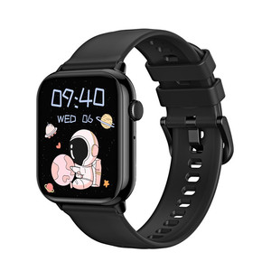 CM-HD15 Brand-new High-quality BT Call Water-resistant Silicone Smartwatch 1.75-inch Touch Screen Sports Step-counting Heart Squ - Product Image 1