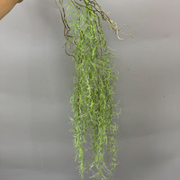 Plante artificielle suspendue verte QQ327 en plastique pour décoration de plafond, idéale pour les mariages et la conception d'événements