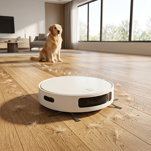 New Smart Robot Vacuum Cleaner with Strong Suction, Wet <b>Dry</b> <b>Mopping</b>, App Control and Auto Recharge for Household Floor Cleaning - Product Image 3