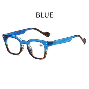 <span class=keywords><strong>Gafas</strong></span> <span class=keywords><strong>de</strong></span> Lectura Retro Naranjas con Protección Anti Luz Azul, Ecológicas, Unisex, Montura Cuadrada Completa, Ultraligeras, para Presbicia - Product Image 2
