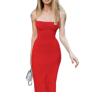 Zomer Gebreide Strandjurk Voor Dames Casual Sexy Slanke Dames Gebreide Rok - Product Image 3