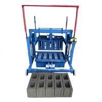Pièces de précision pour machine à mouler les briques de ciment hydrauliques mobiles et à fabriquer des blocs creux QT4-45, capacité de 2500 pièces/jour