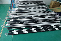 Module de lumières Led sur rail 1 an, bon marché, Installation de feux Led 12v, 7 pièces par mètre pour signalisation numérique