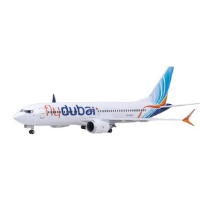 Modèle d'<span class=keywords><strong>avion</strong></span> en résine Boeing 737 flydubai à l'échelle 1/85, 47 cm, objet de <span class=keywords><strong>collection</strong></span>, cadeau, avec trains d'atterrissage - Product Image 4