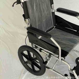 Fauteuil roulant manuel Foshan Lucheng, roue arrière de 16 pouces, alliage d'aluminium léger, pliable, pour personnes âgées et handicapées - Product Image 4